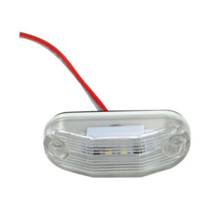 Lant 2 LEDs de placa c/ cabos p/ onibus CR em acrilico - PL13220062